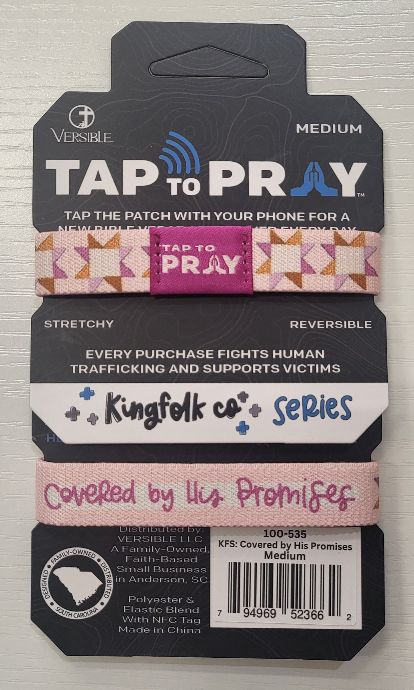 Covered by his promises tap to pray