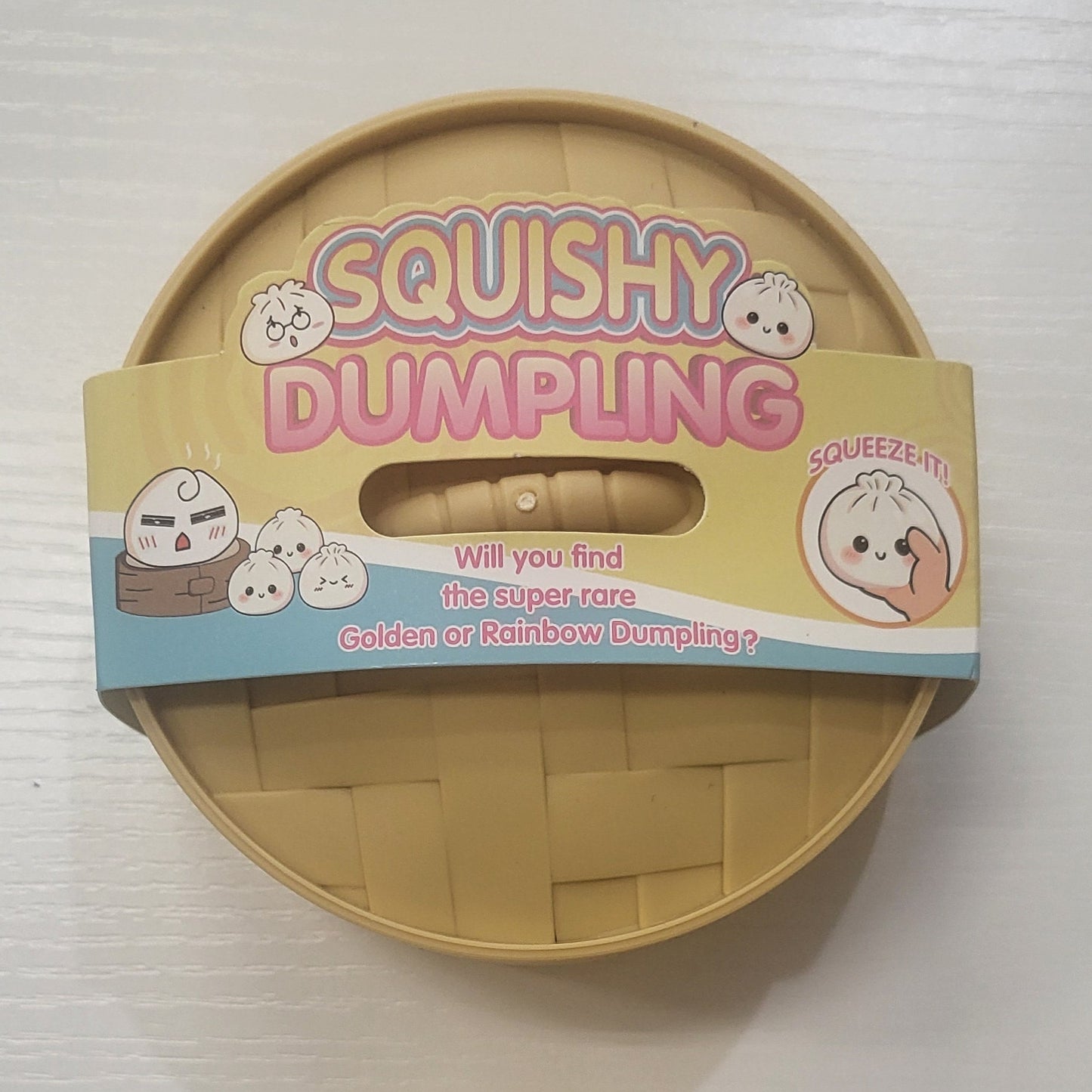 Large Squishy Dumpling w/Steamed Basket, Assorted