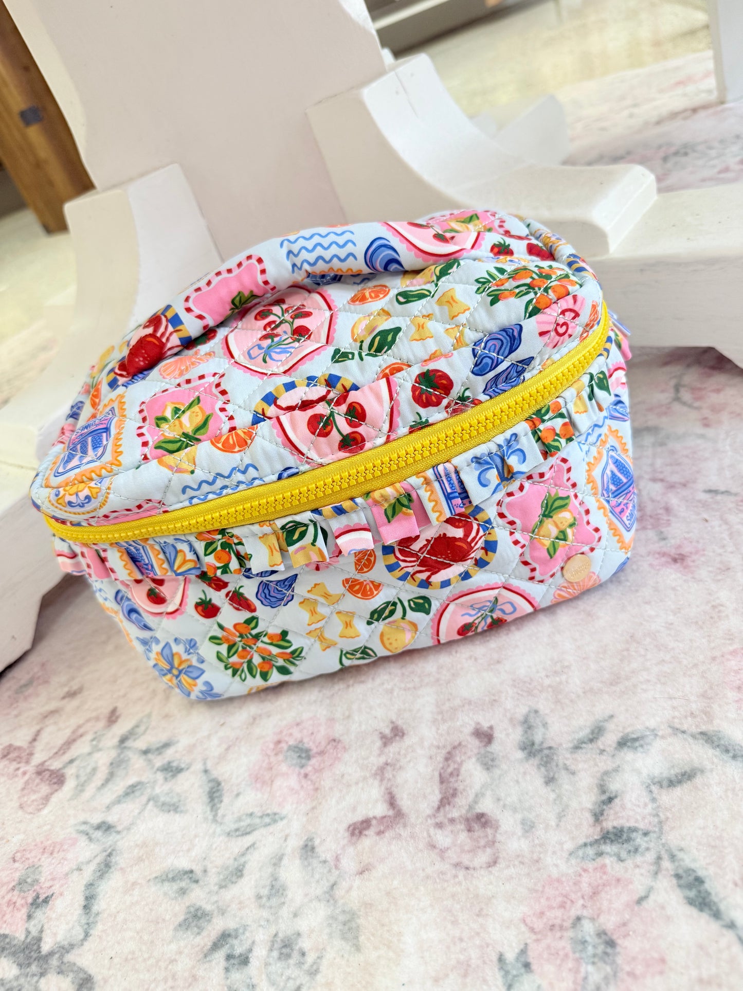 Glam & Go Quilted Cosmetic Bag - Ciao Bella