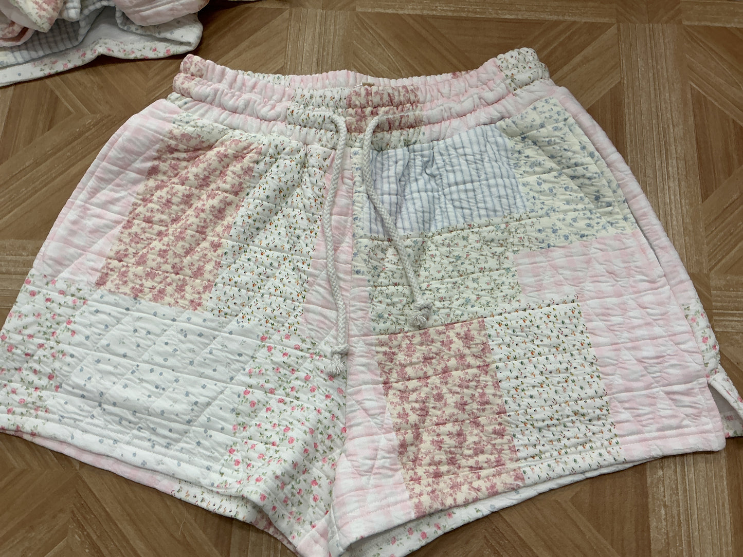 Quilted shorts