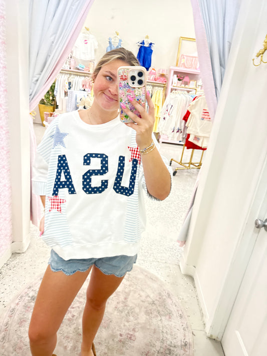 White strips and stares tee!
