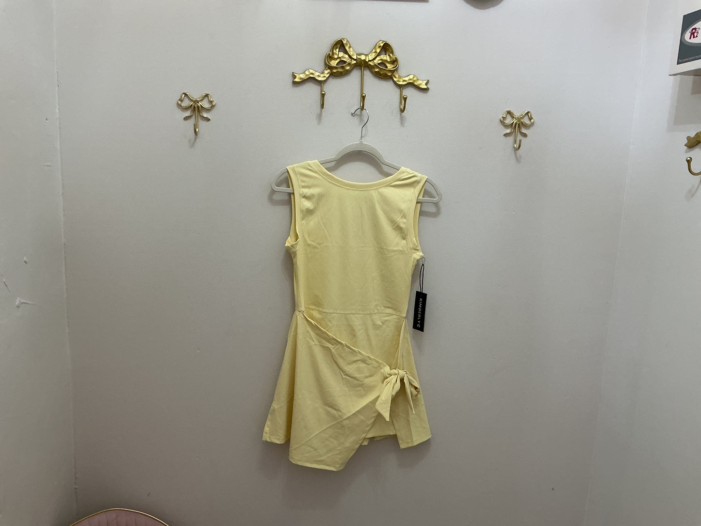 Yellow Tie Athletic Dress