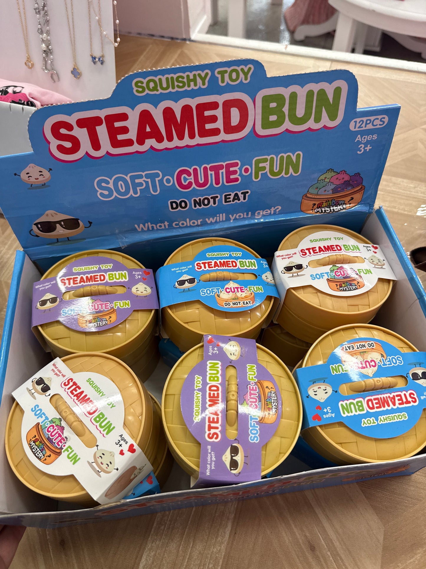 Steamed dumpling, soft rainbow mystery