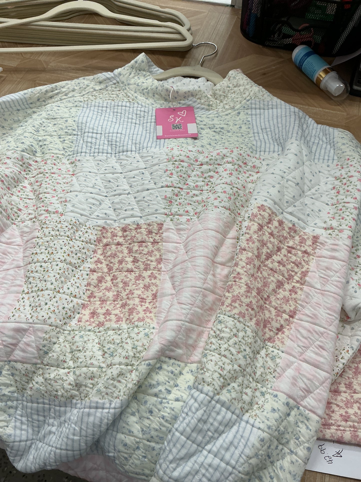 Quilted Mockneck
