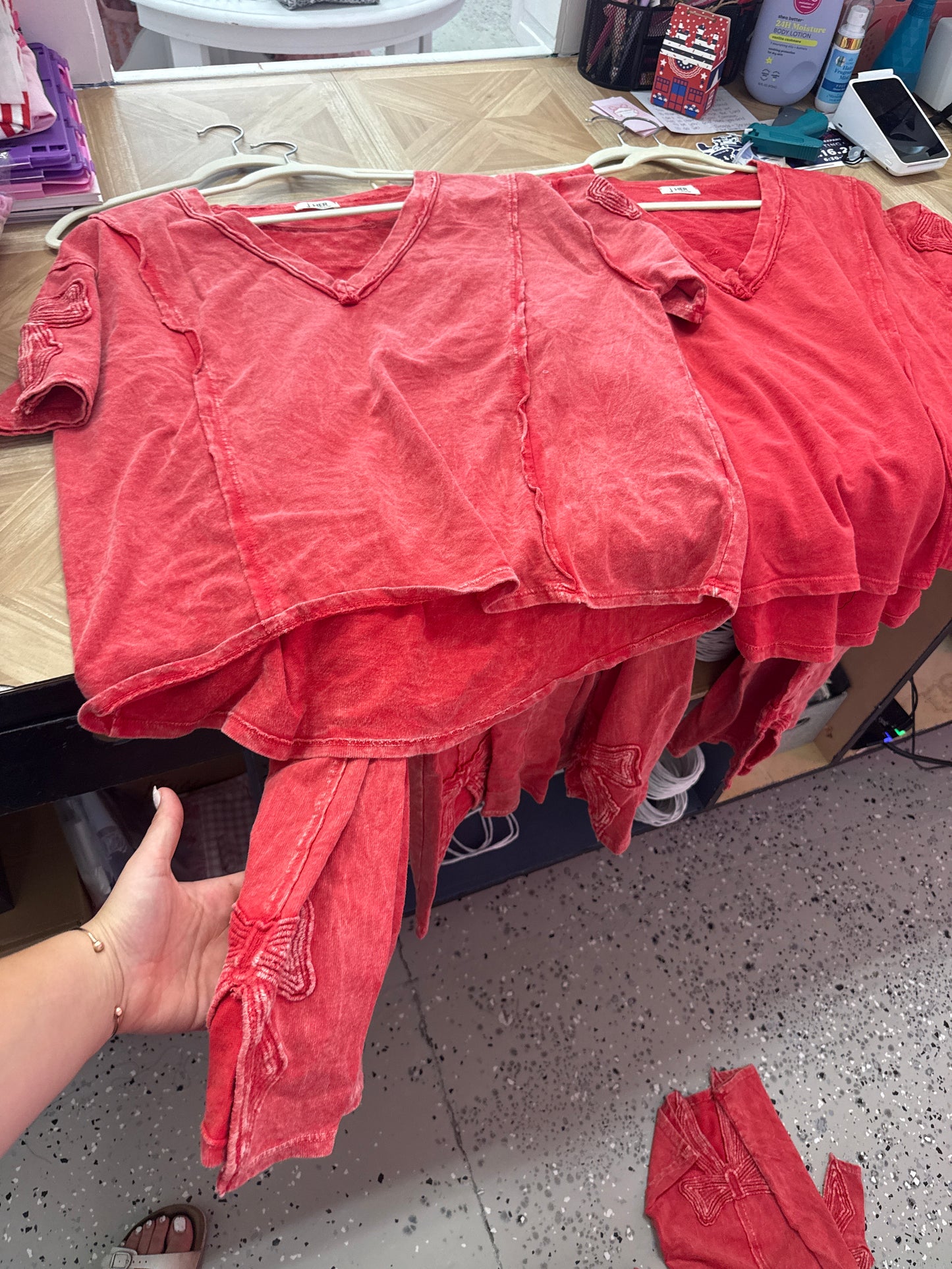 Rosie red BOW pants 