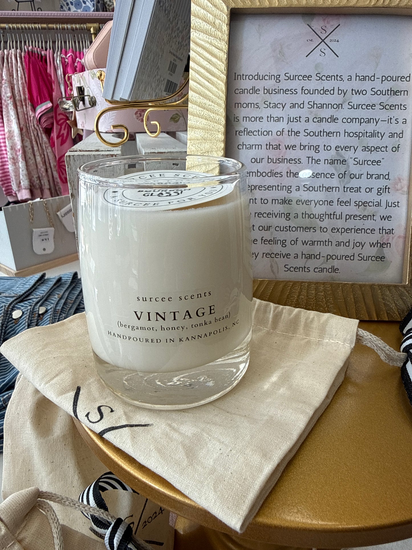 Vintage candle