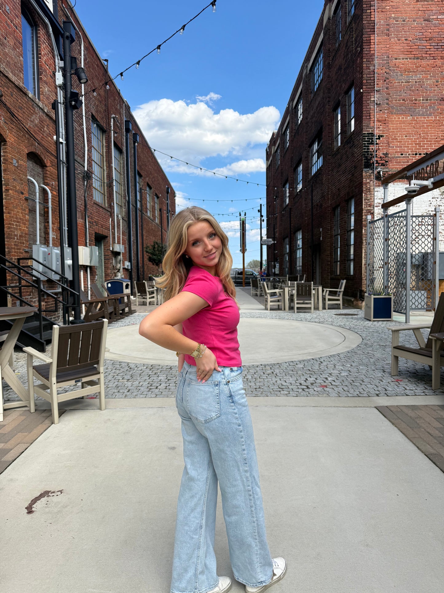 Lulu Mac pink tee