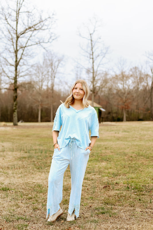 Baby BLUE BOW detailed set!