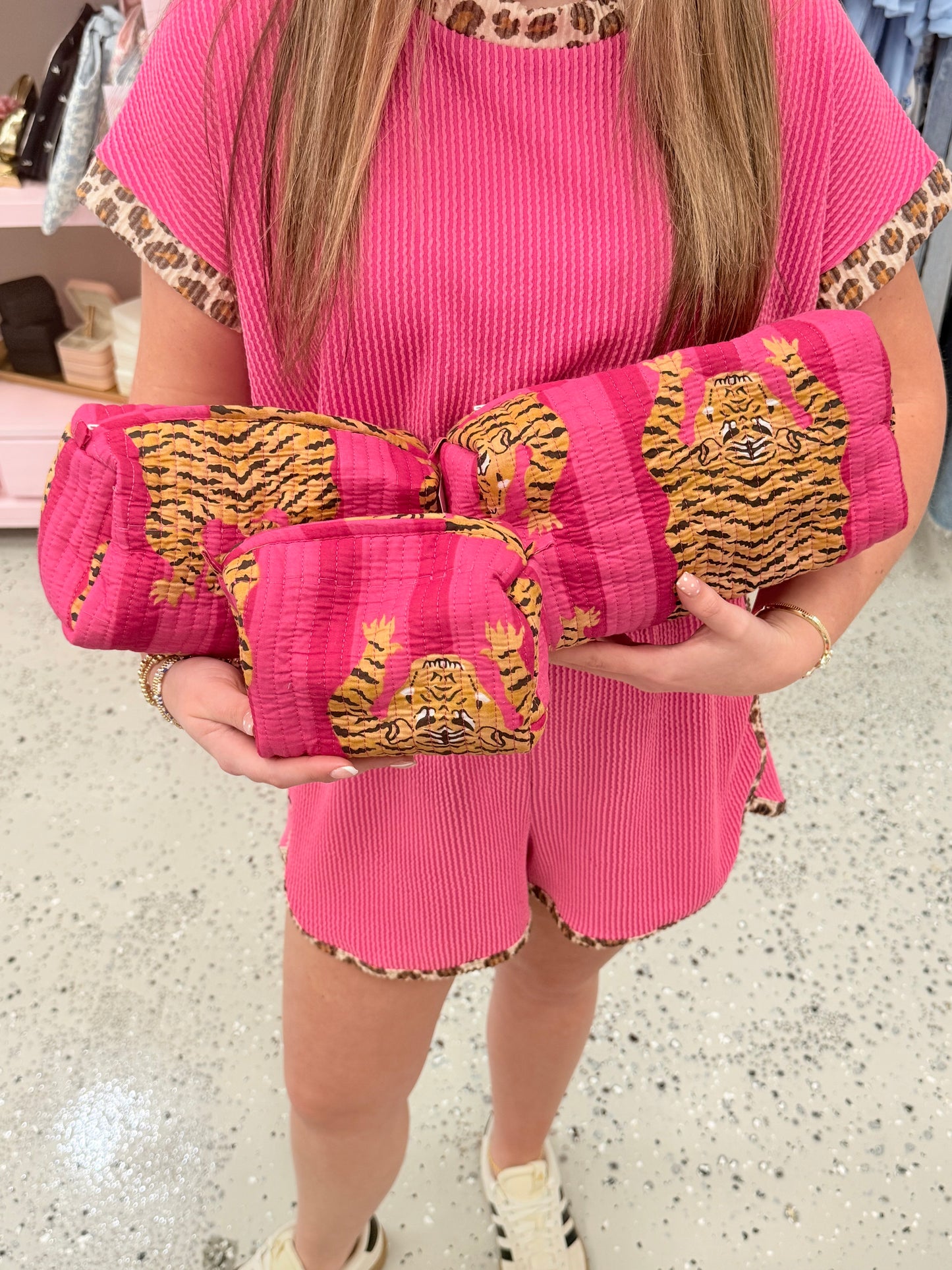 Hot Pink Cheetah set 