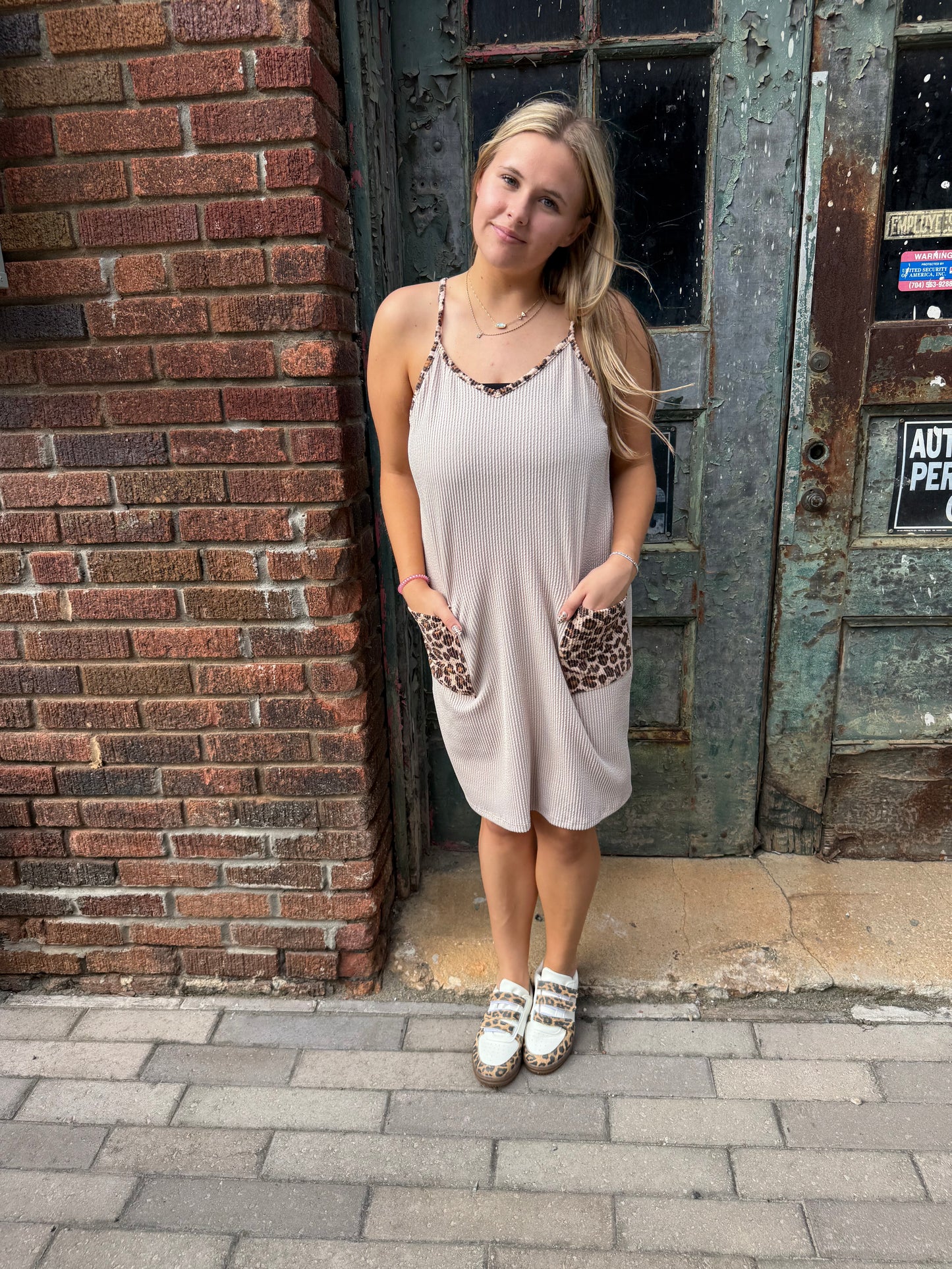 Ribbed cheetah trim MINI