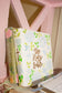 Hand Painted Bible, White & Blue Floral