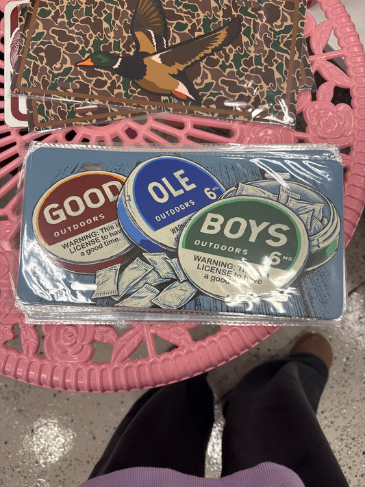 GOB zyn plate