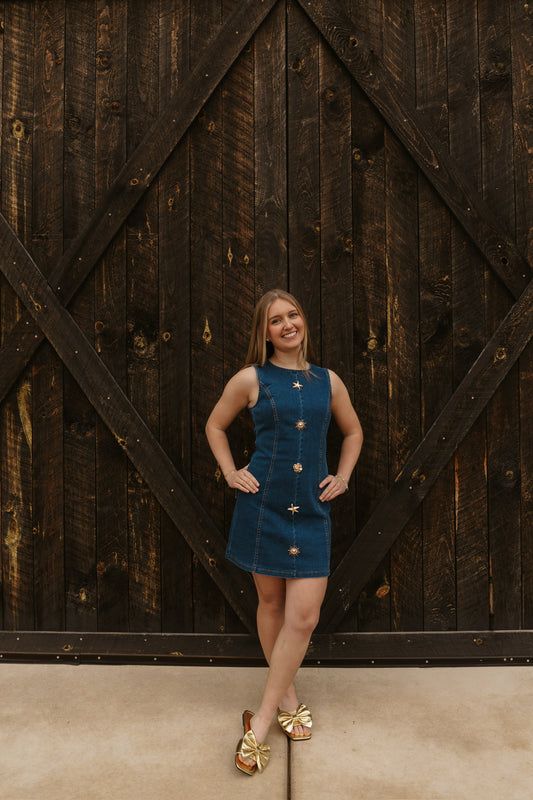 Beach Denim Button down