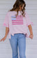 American flag patchwork tee