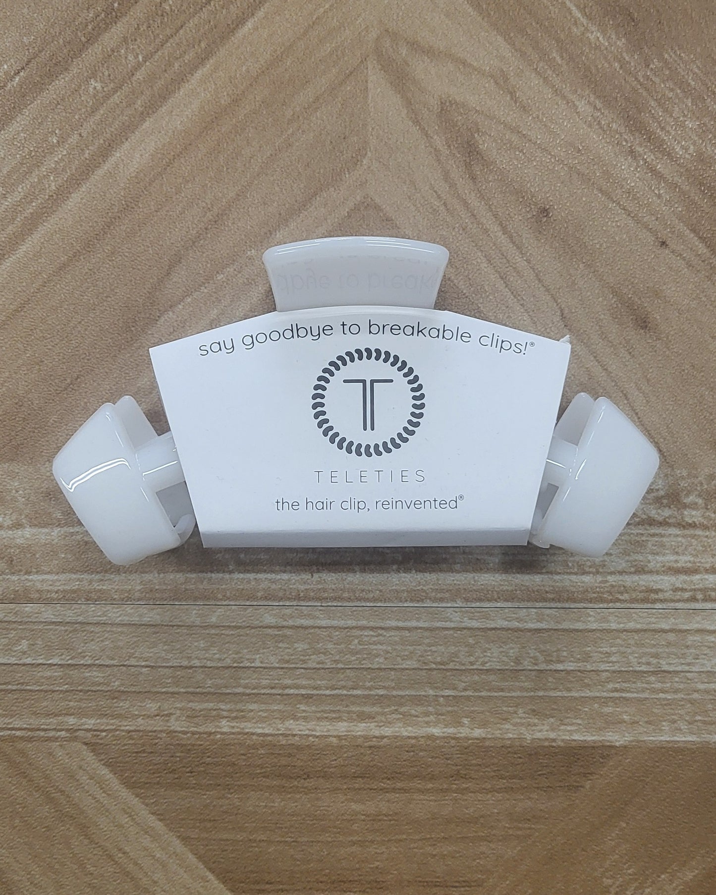 TT Medium Claw Clip, Coconut White