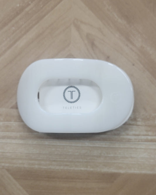 TT Large Oval Flat Clip, Coconut White