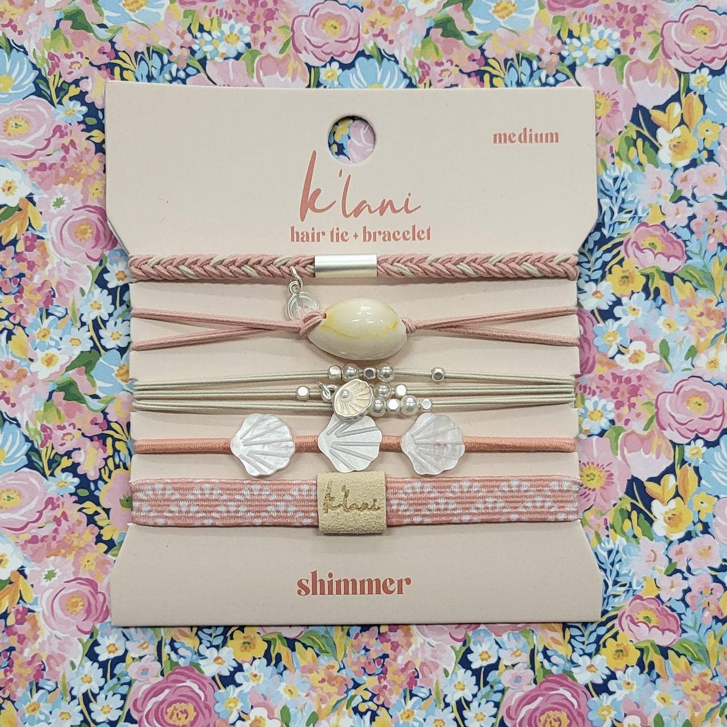Shimmer, K'lani Hair Tie/Bracelet Set