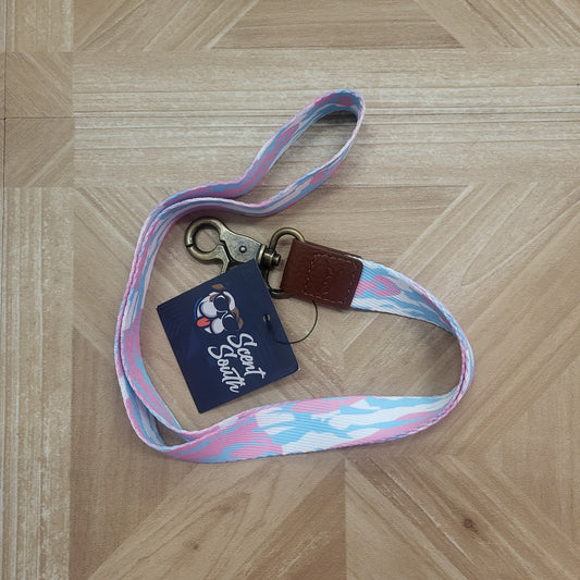 cotton candy lanyard