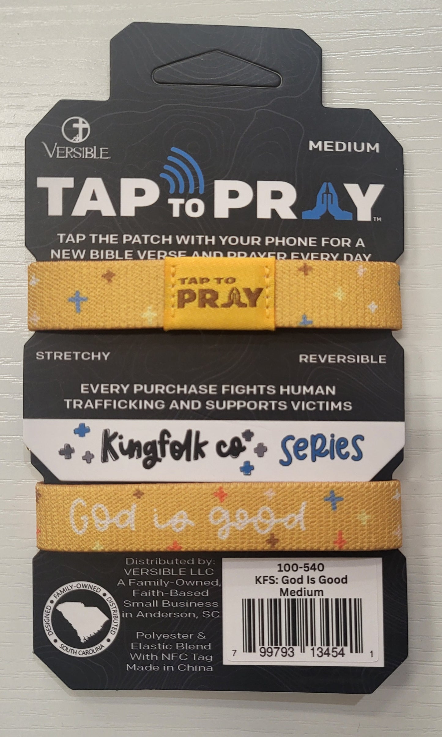 God is good tap to pray