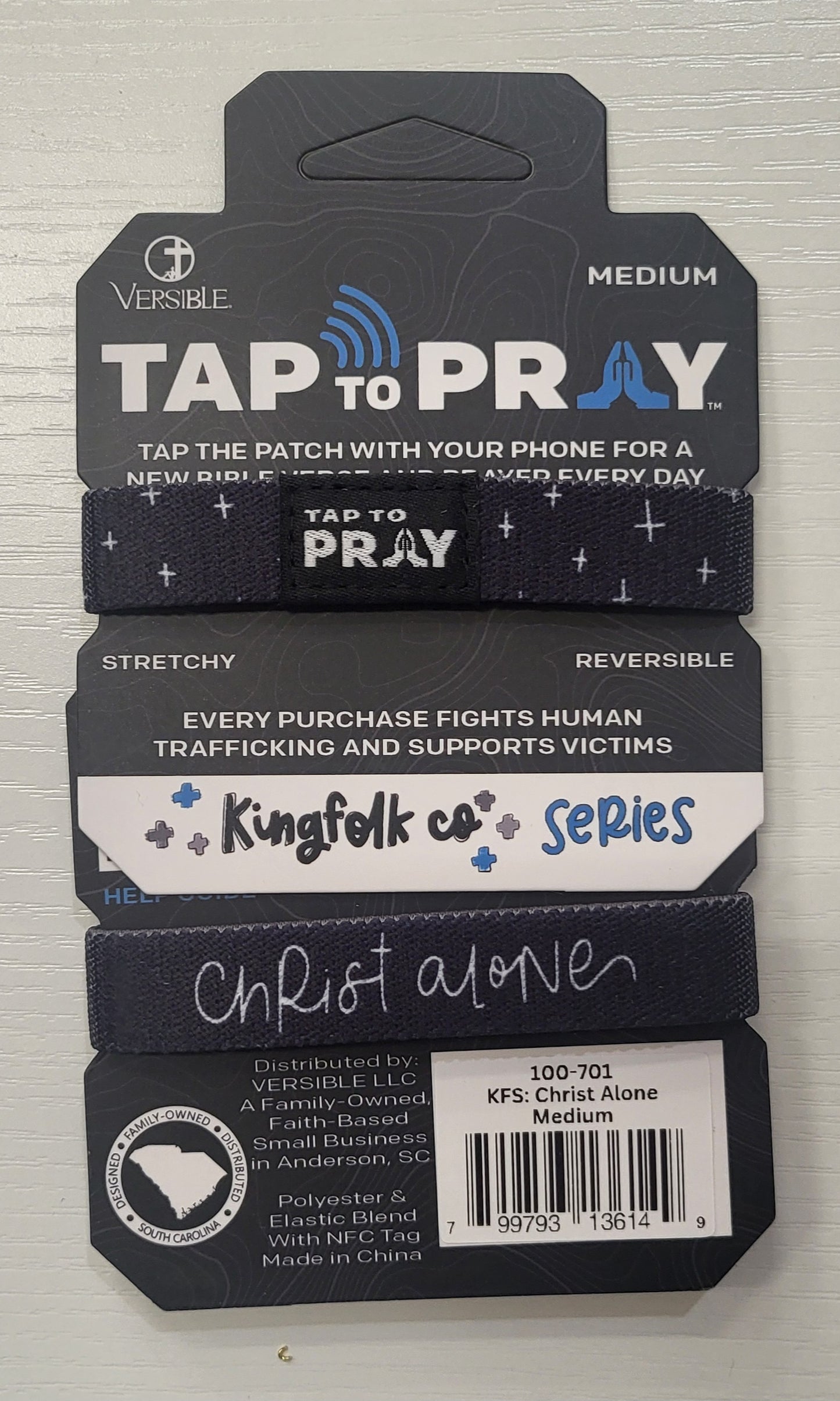 Christ alone tap to pray