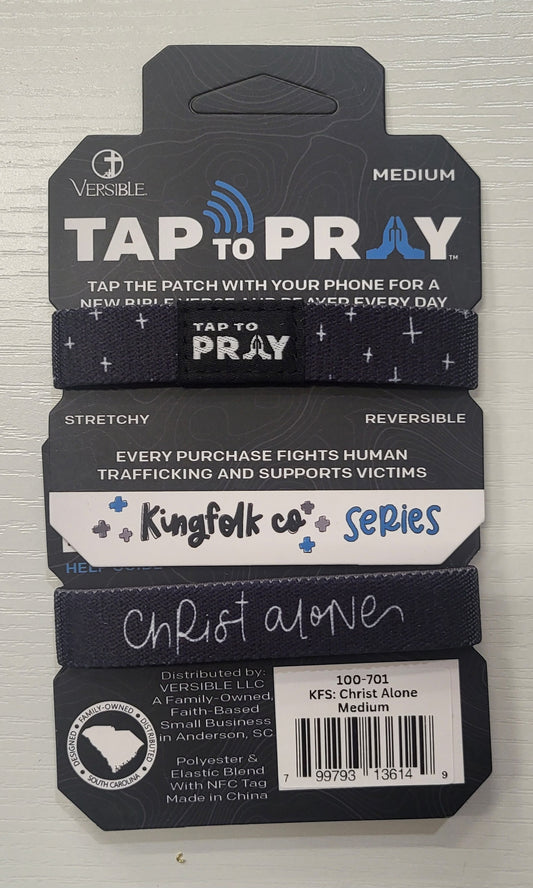 Christ alone tap to pray