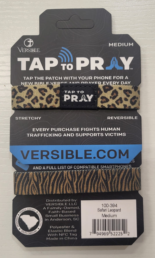 Safari leopard tap to pray