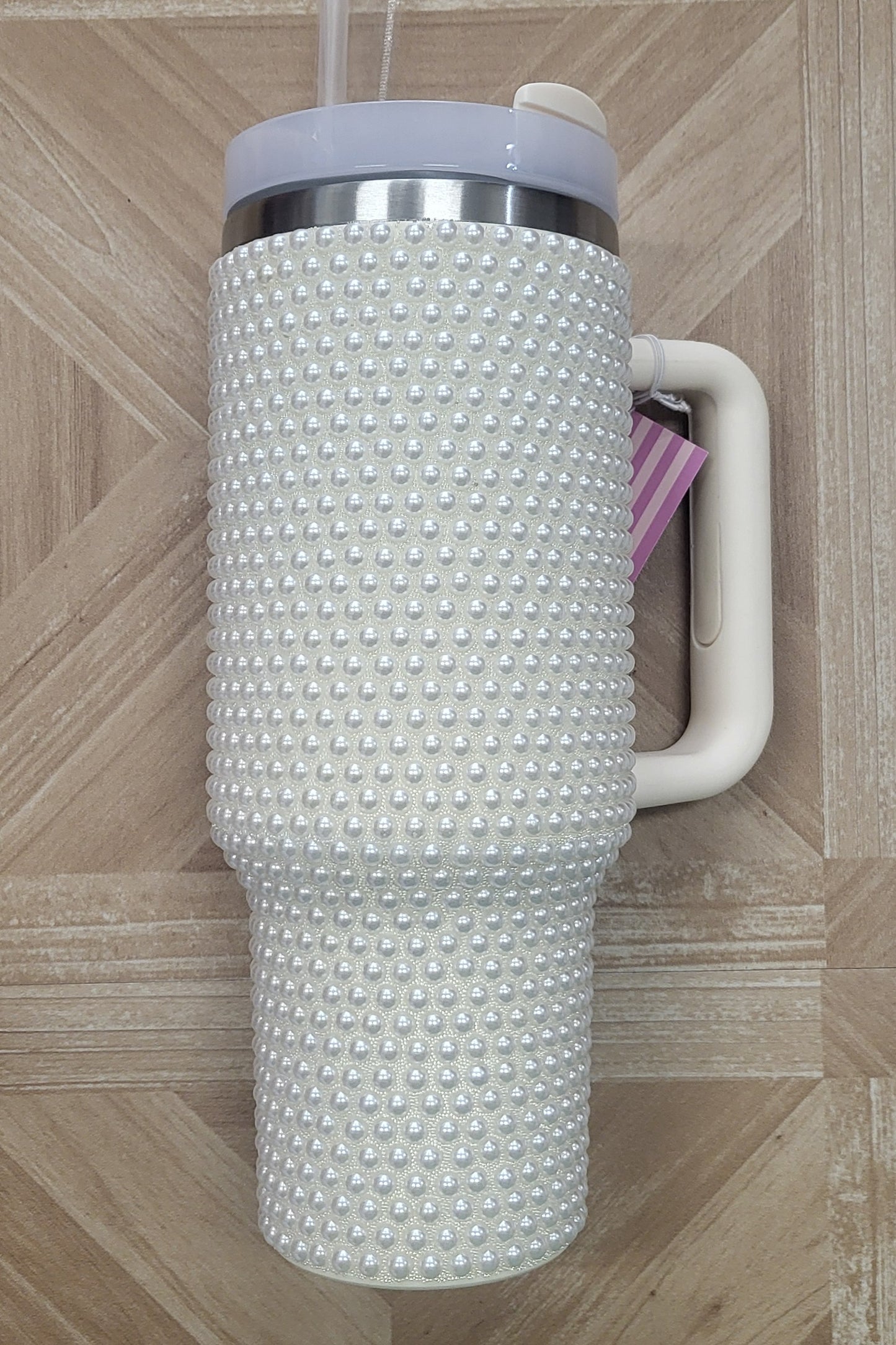 Cream Pearl 40oz Tumbler