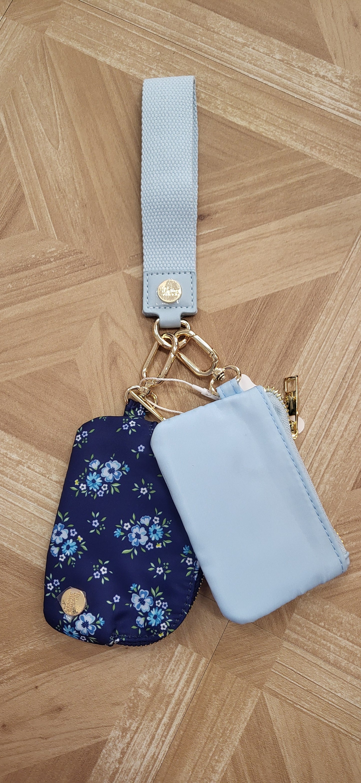 Dynamic Duo Wristlet, Endless Daydream Navy