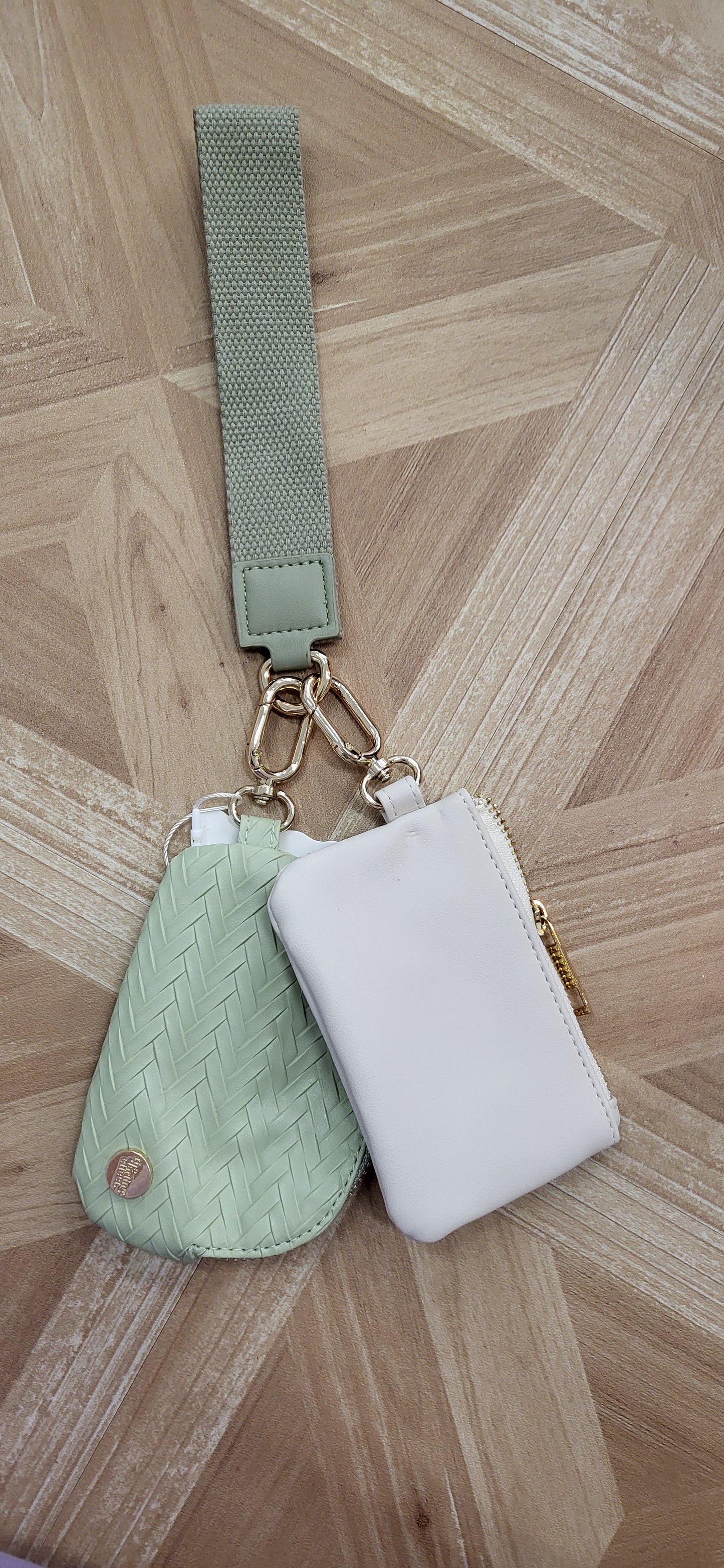 Dynamic Duo Wristlet Sage