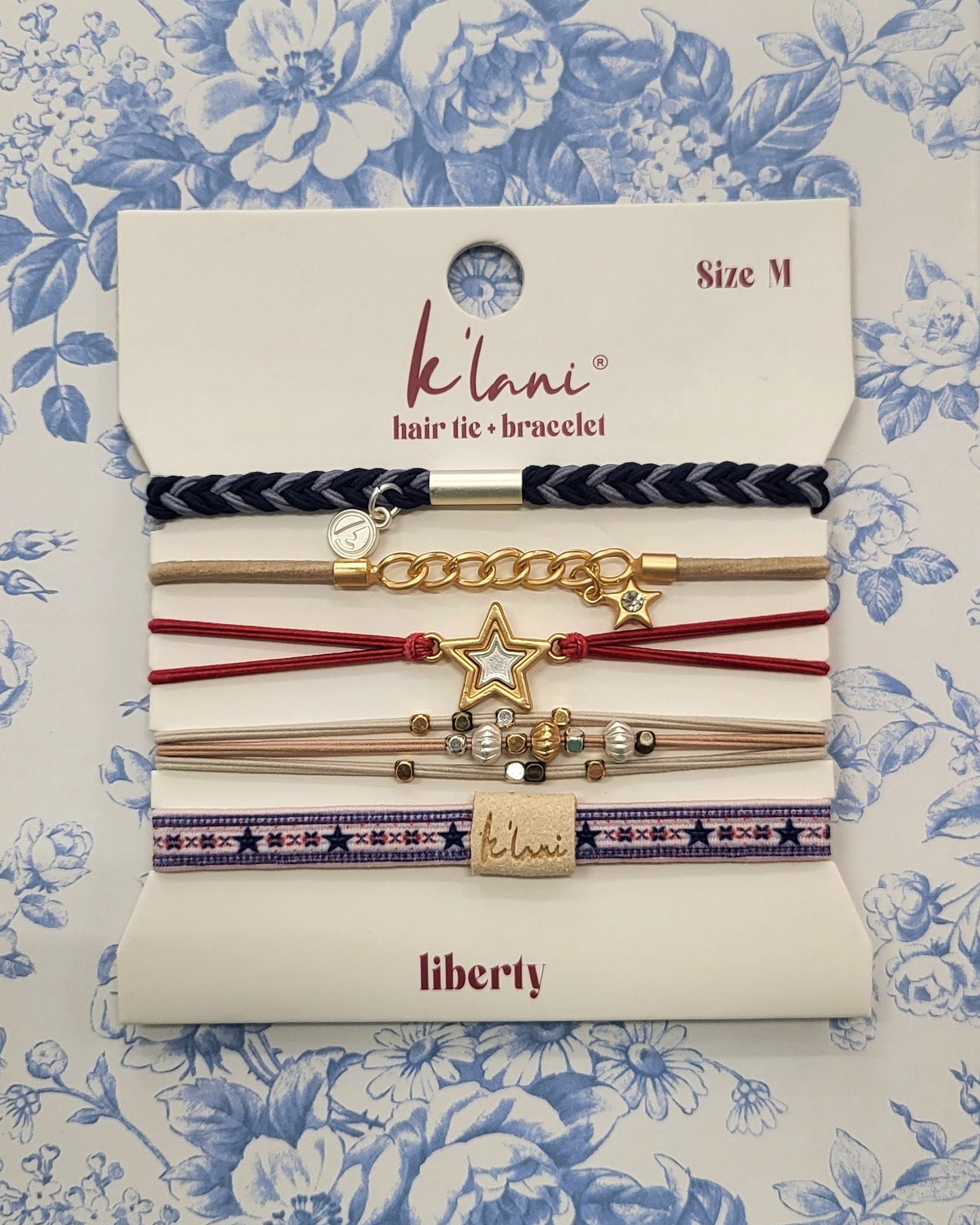 Liberty, K'lani Hair Tie/Bracelet Set