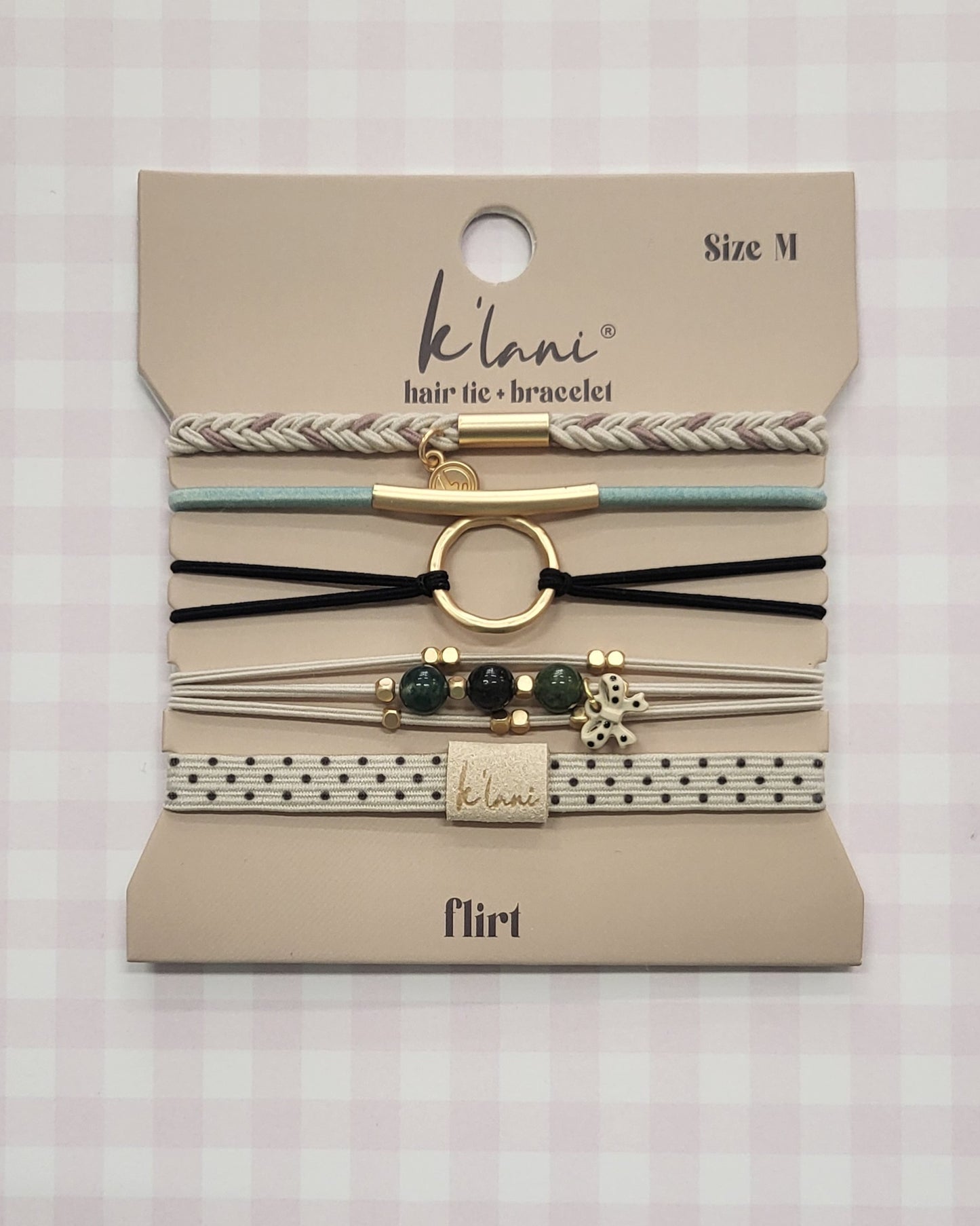 Flirt, K'lani Hair Tie/Bracelet Set