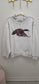 Embroidered Mallard Mock Neck, Ash Grey