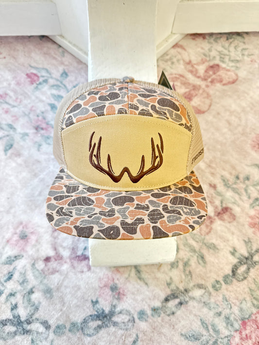 Buck camo hat
