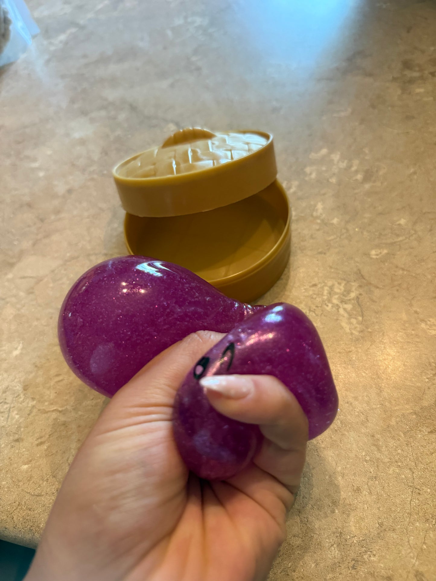 Large Purple Dumpling Squishy