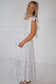 Tea party maxi dress- blue