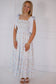 Tea party maxi dress- blue