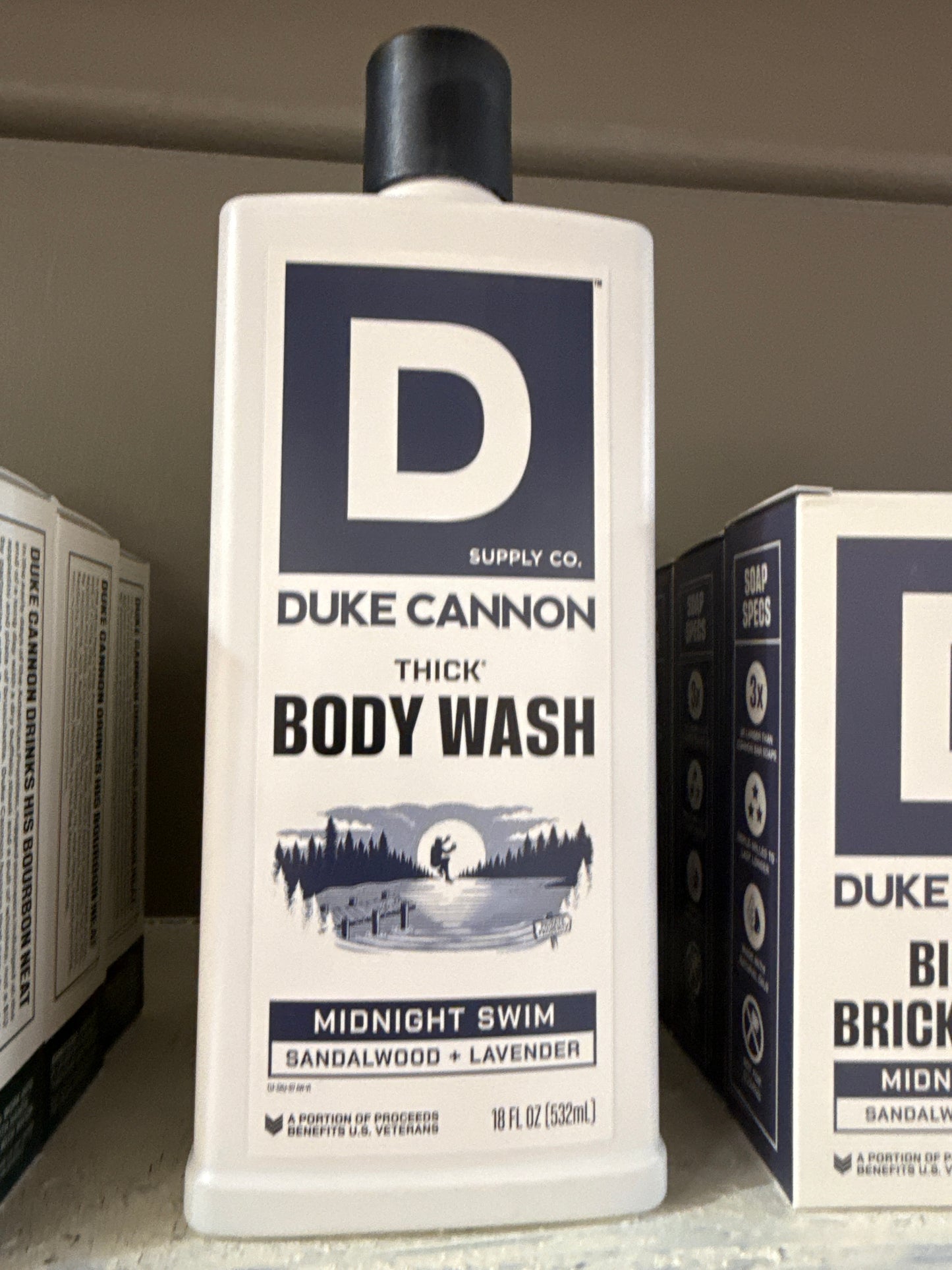 Duke cannon midnight swim body wash