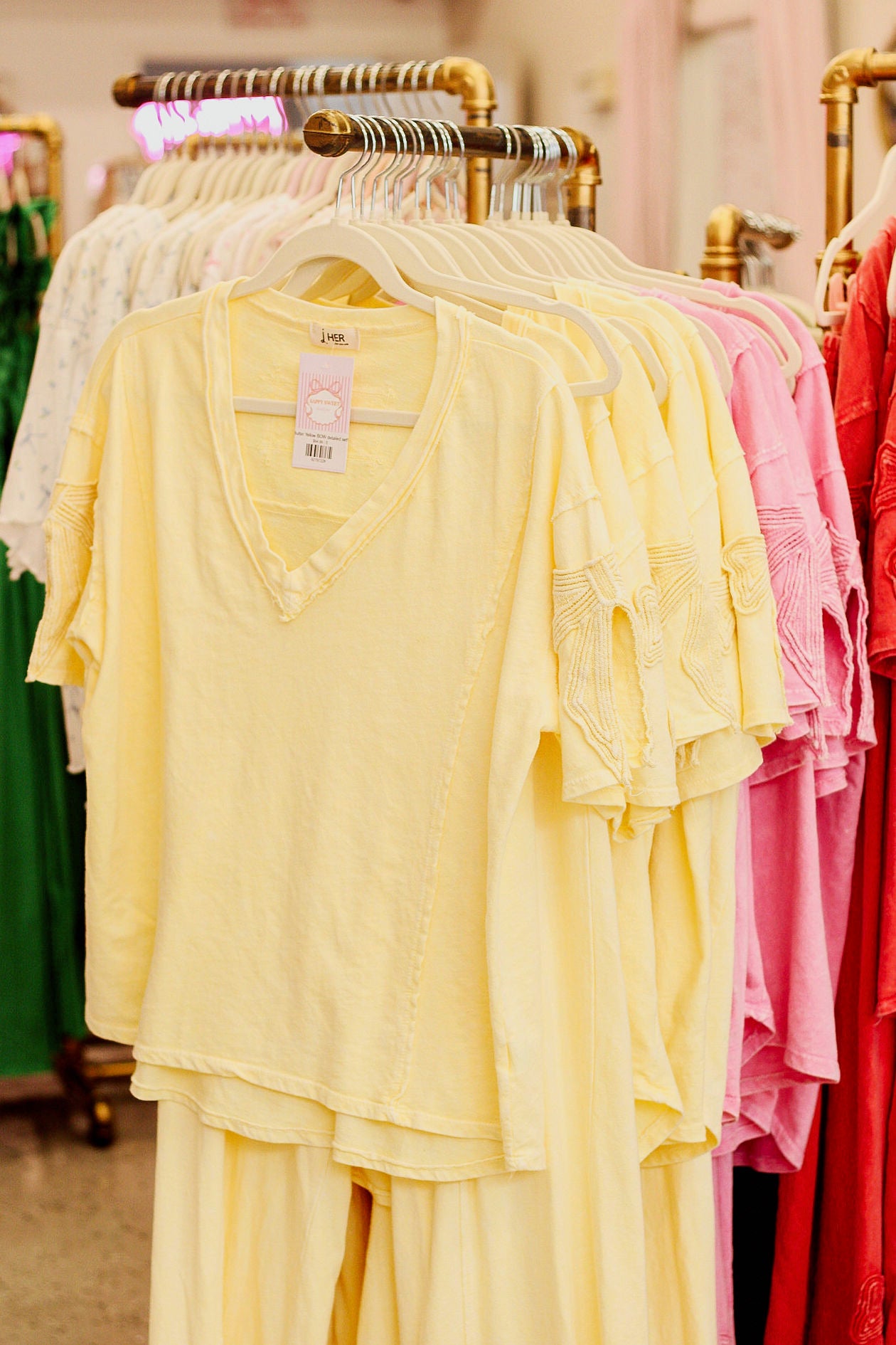 Butter Yellow BOW detailed set!