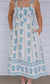 Blue floral detail maxi