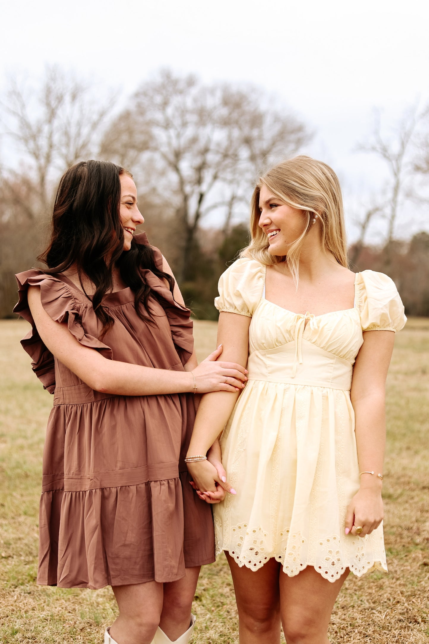 Butter yellow maxi dress