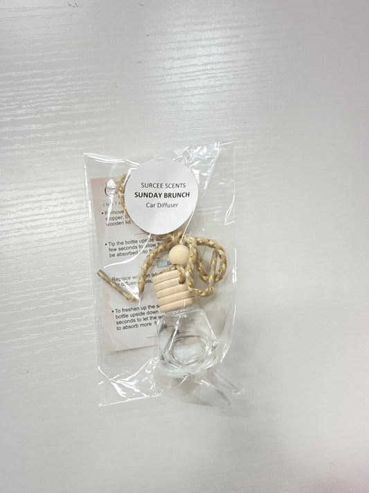 Sunday brunch hanging car diffuser