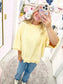 Sunshine stripes oversized tee