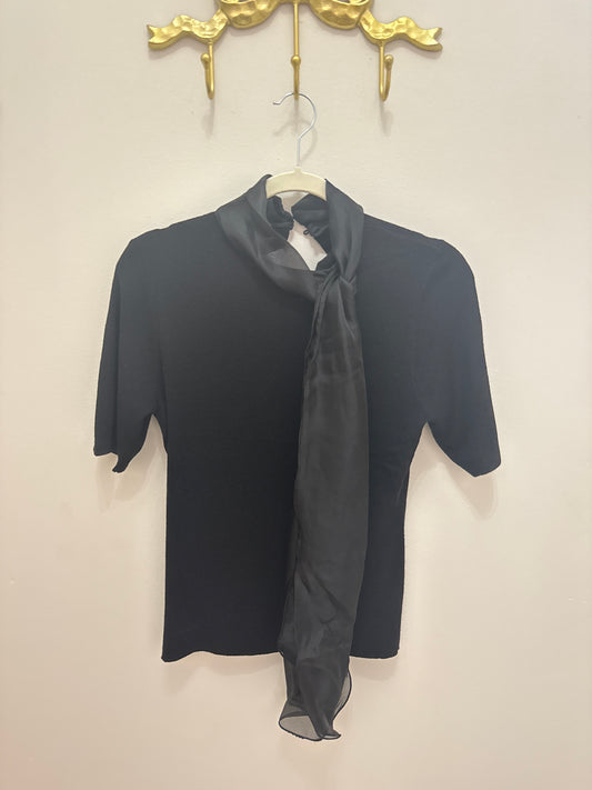 Black Shabby Chic top ￼