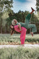 Hot pink ribbed Pants SET!