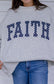 Faith polka dot mock neck