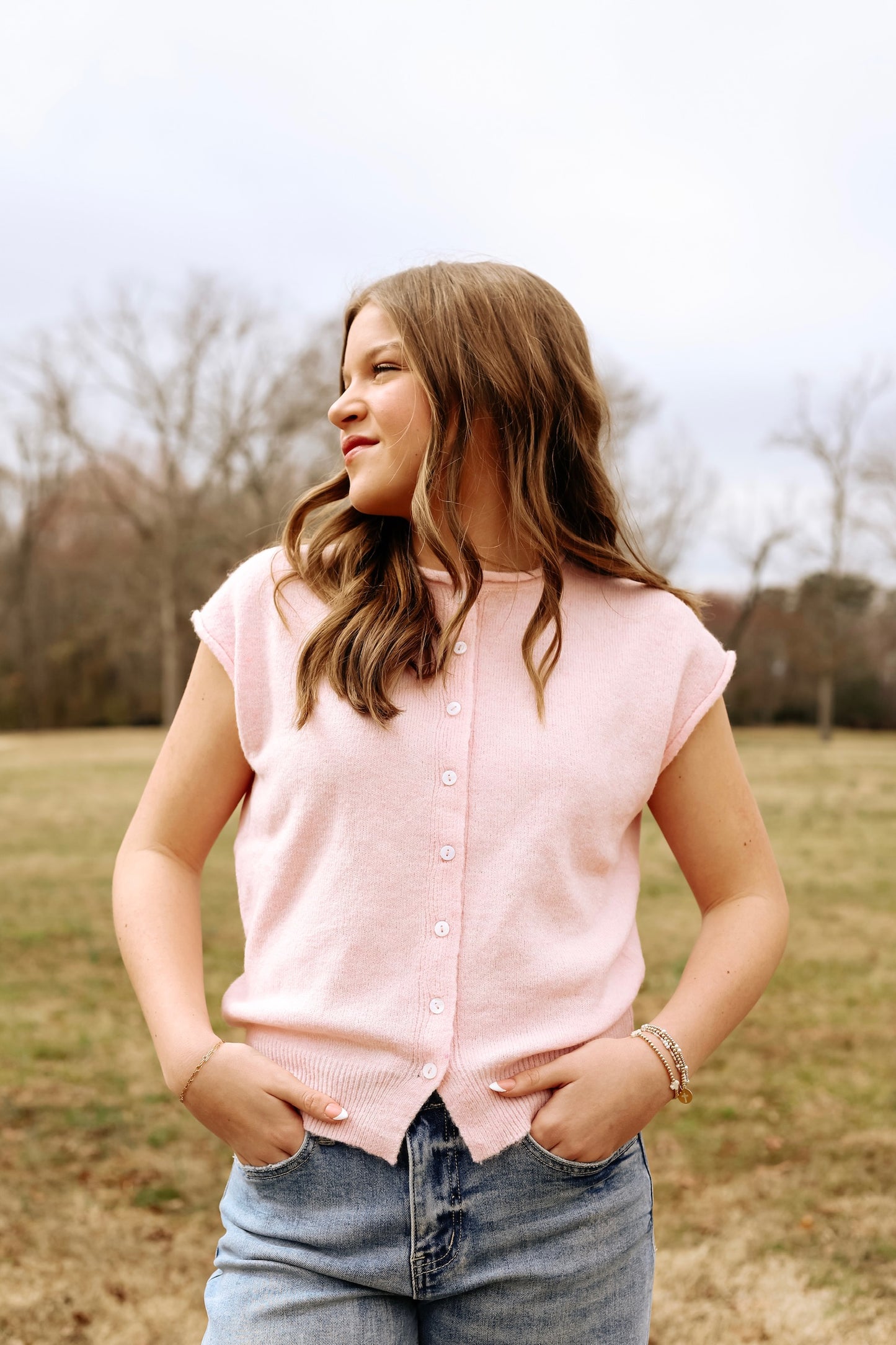 Bubble bath cardigan top