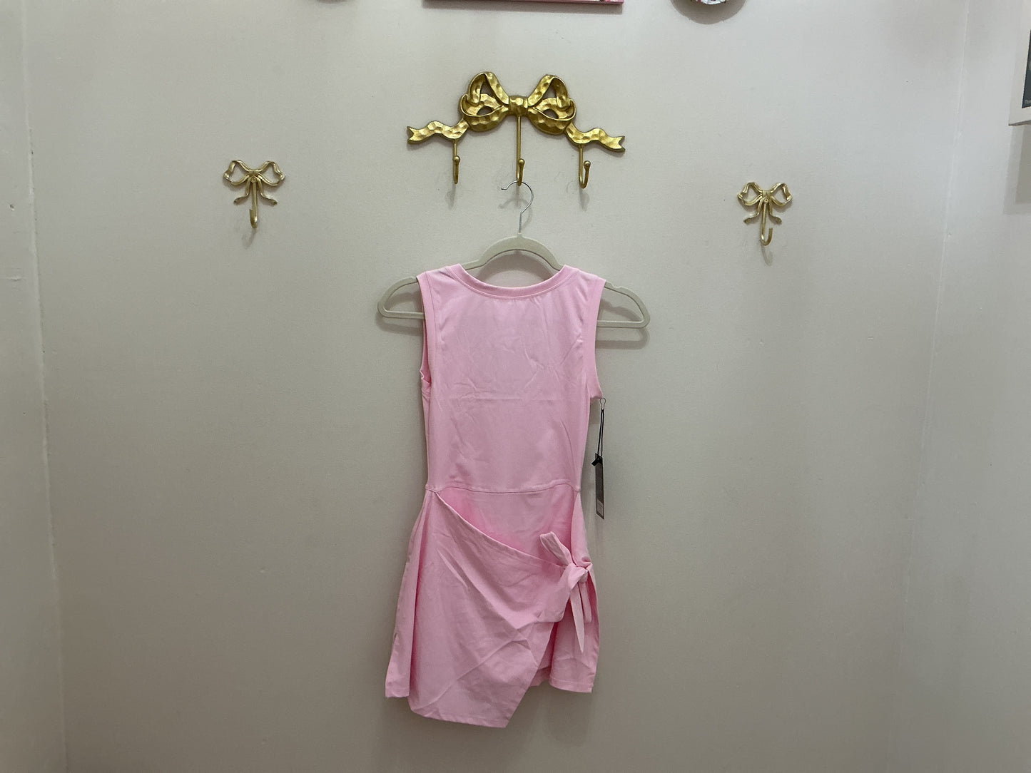 Light pink tie athletic dress