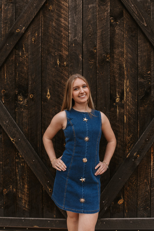 Beach Denim Button down