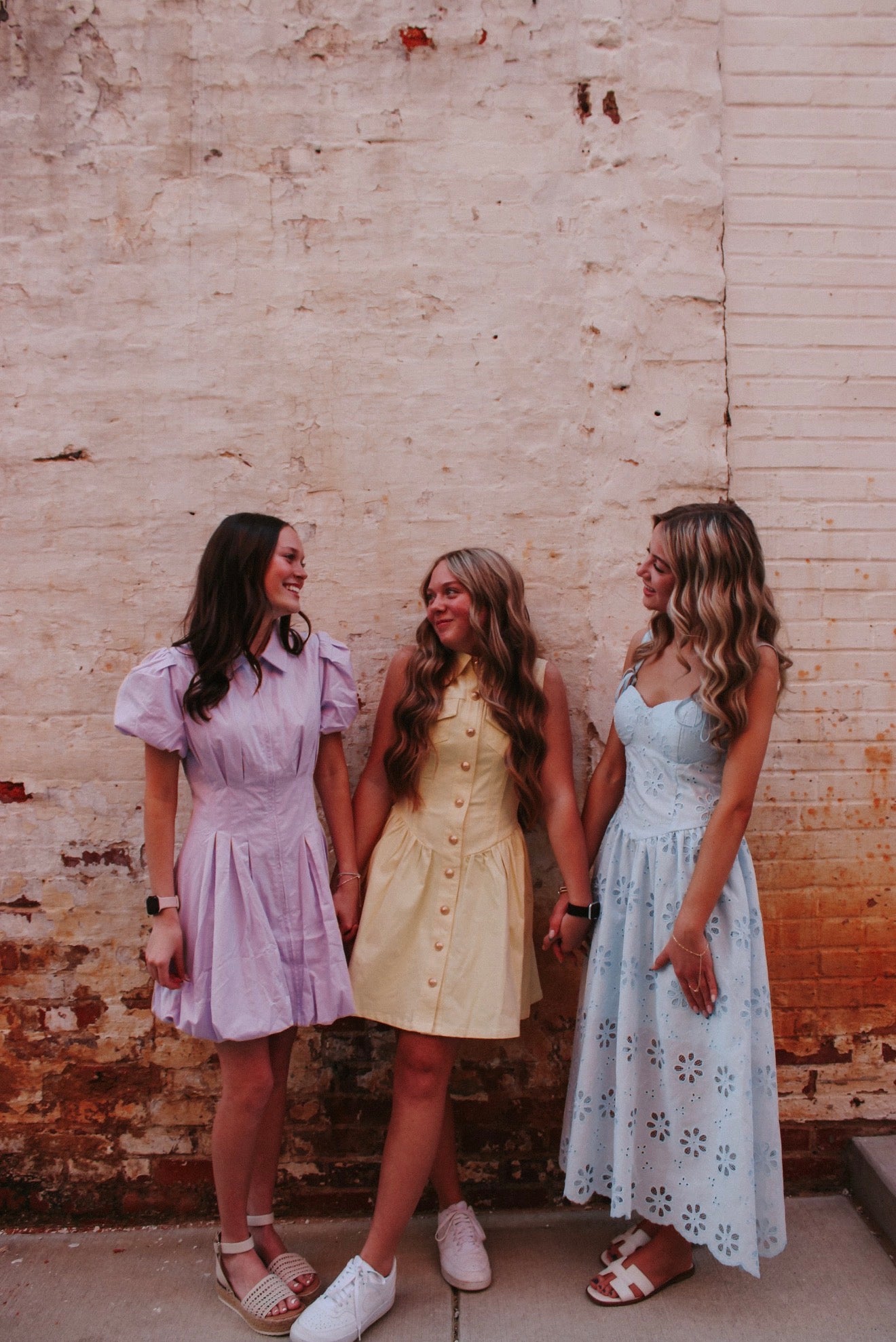 Zip Front Bubble Hem Dress, Powder Blue