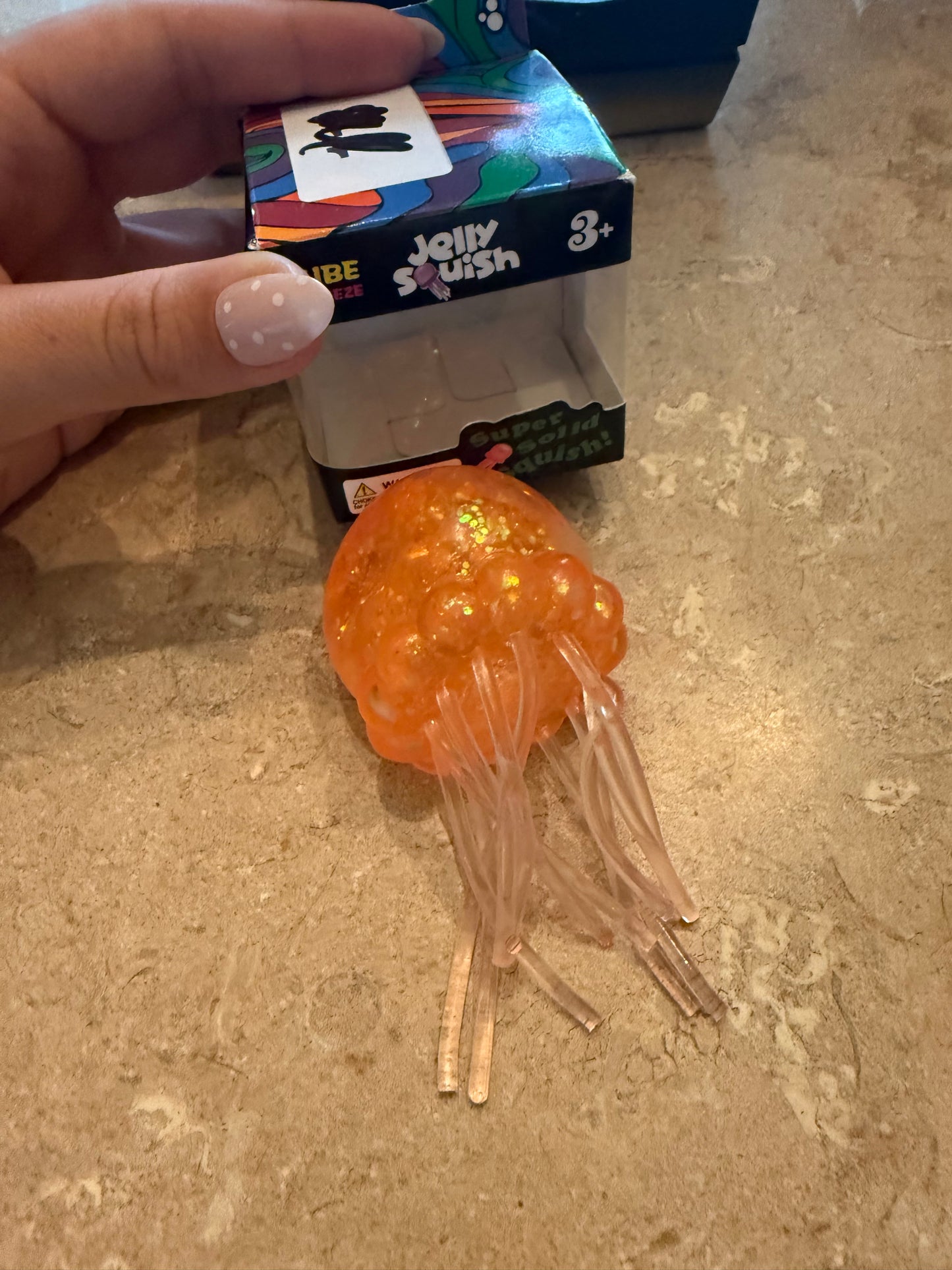 Orange Squishy Jelly fish